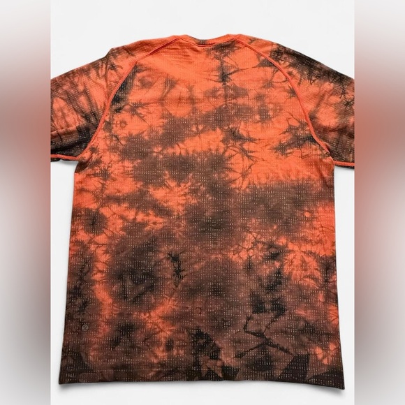 lululemon athletica Orange and Black Tie-Dye Top - Picture 3 of 4